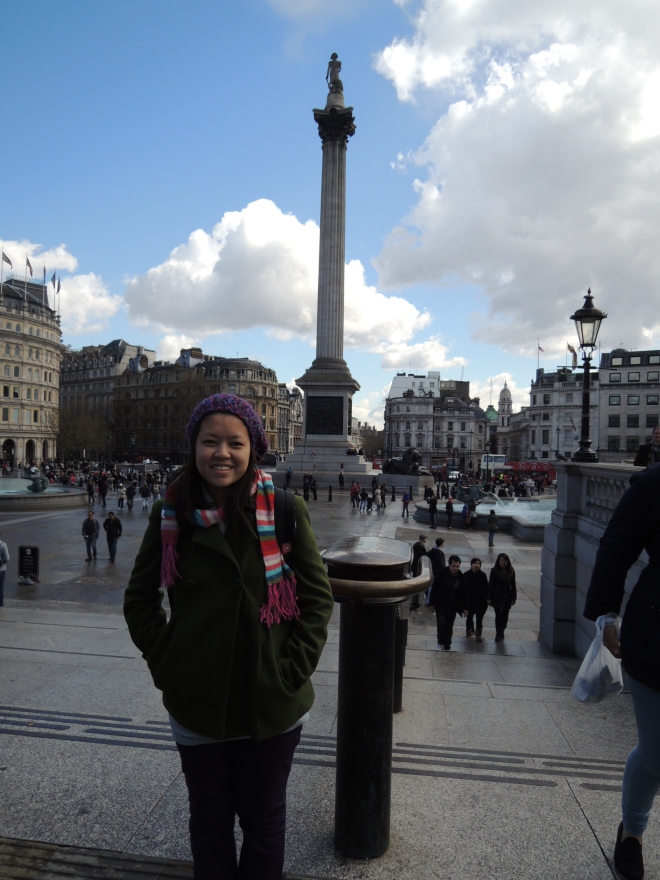 Nelson's Column at Trafalgar Square